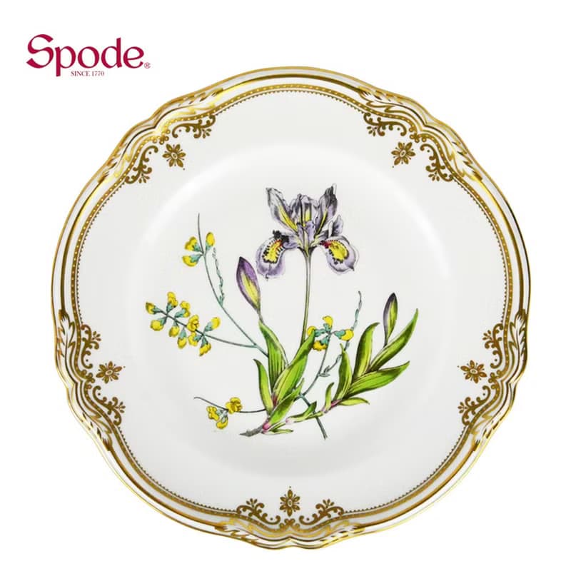 英國Spode-Stafford Flowers斯塔福之花系列-23.5cm盤