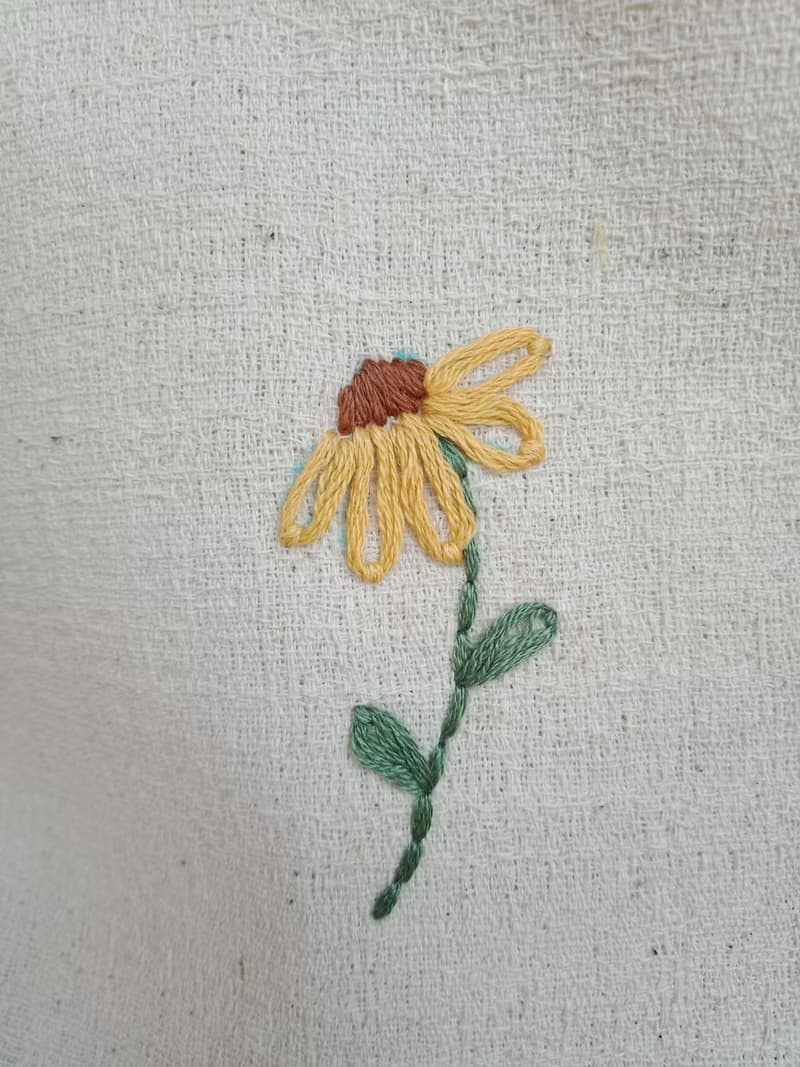 Daisy 托特包 - 灰白色/黃色/波點
