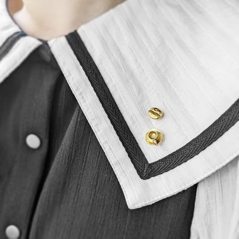 【金色耶誕】咖啡豆黃銅刺馬釘-單只- 別針 徽章 胸針 領釦
