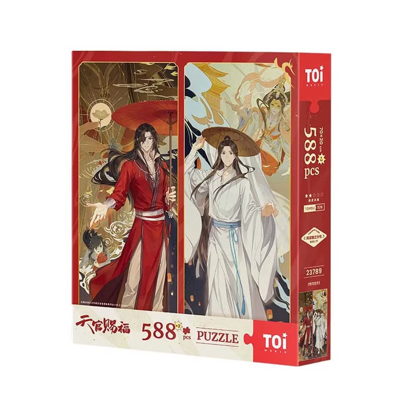 TOi圖益 驚鴻吉光 588片×2拼圖 成人治癒玩具 原創IP長卷動漫