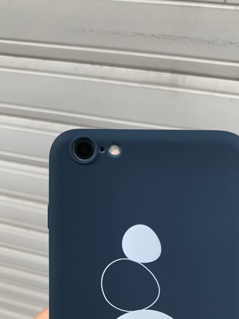 岌岌可危 - iPhone 手機殼 / 深藍色全包霧面軟殼