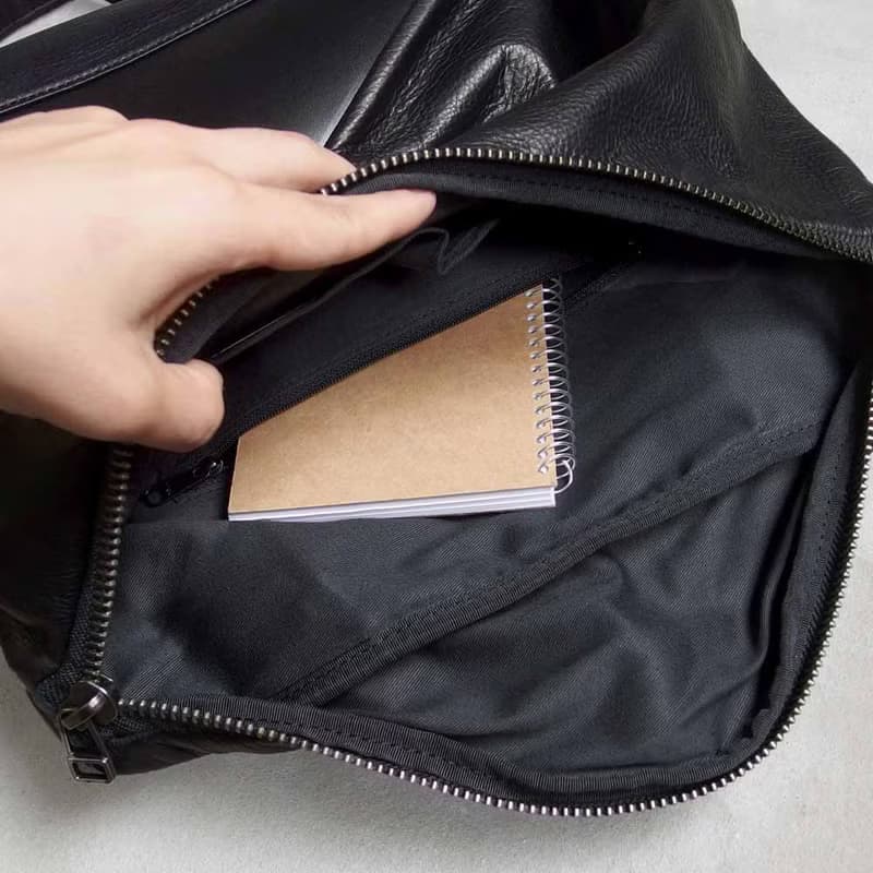 日本職人款 率性牛皮後背包 Made in Japan by LESS DESIGN