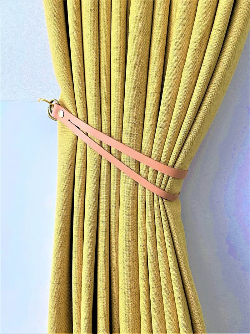 皮革窗簾綁帶//簡約主義//家居裝飾//窗簾//窗簾綁帶