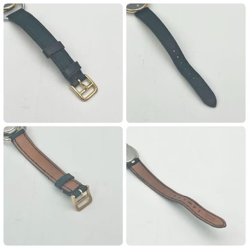 絕版古董錶 Hermes Arceau 二手男女裝皮革錶帶 手錶 腕錶 中古