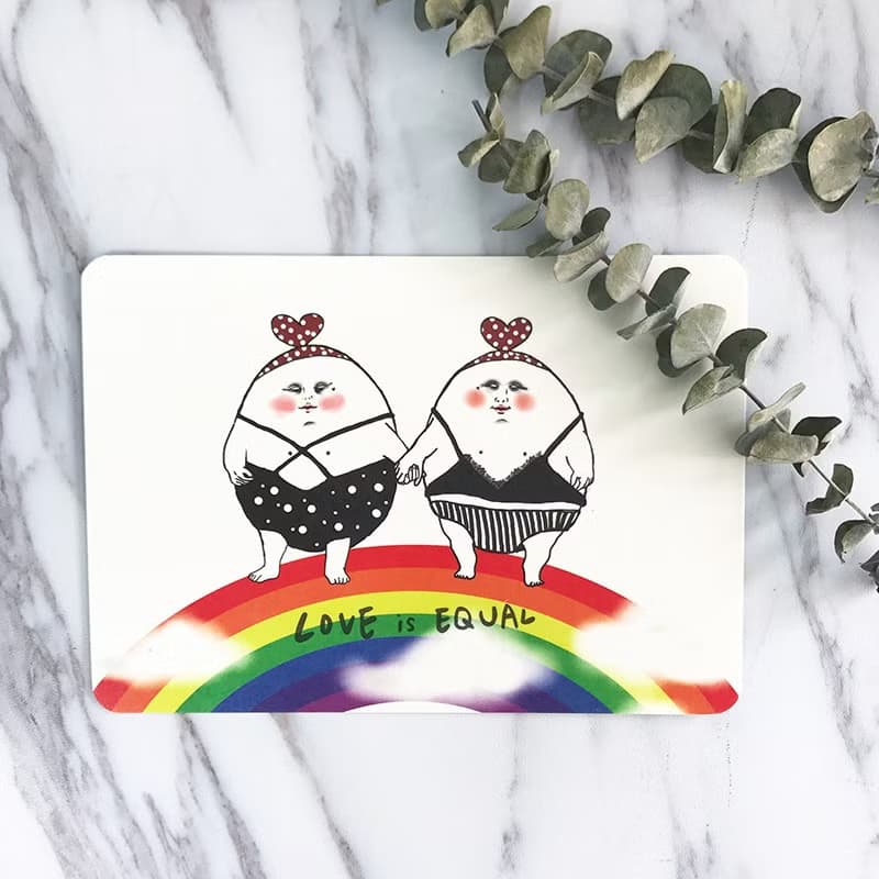 Love is equal 明信片
