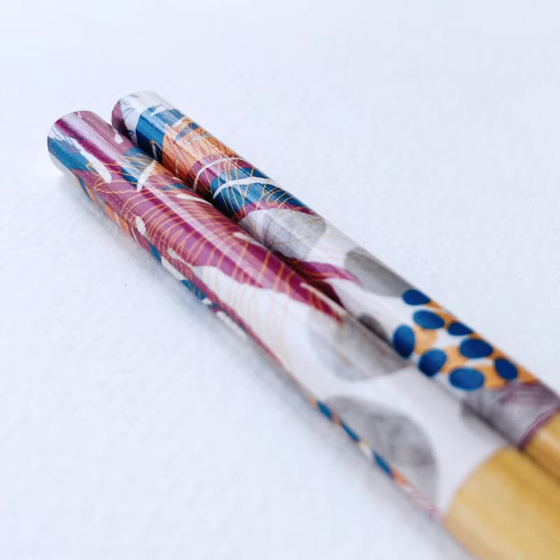 蕨美食光竹筷-雙扇蕨|筷 餐具 環保 竹 廚房 餐桌 送禮 媽媽