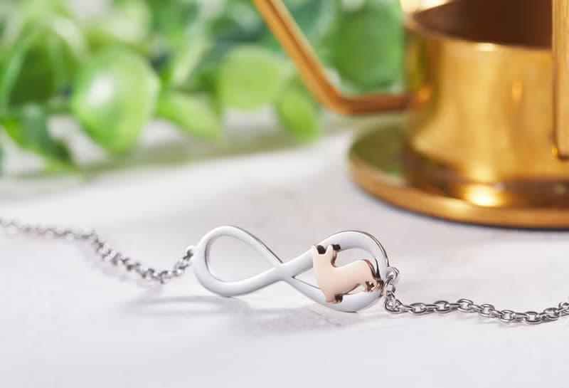 柯基手鍊 - 永恆與狗系列-抗敏醫療鋼