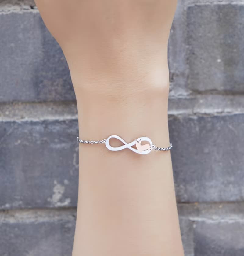 柯基手鍊 - 永恆與狗系列-抗敏醫療鋼