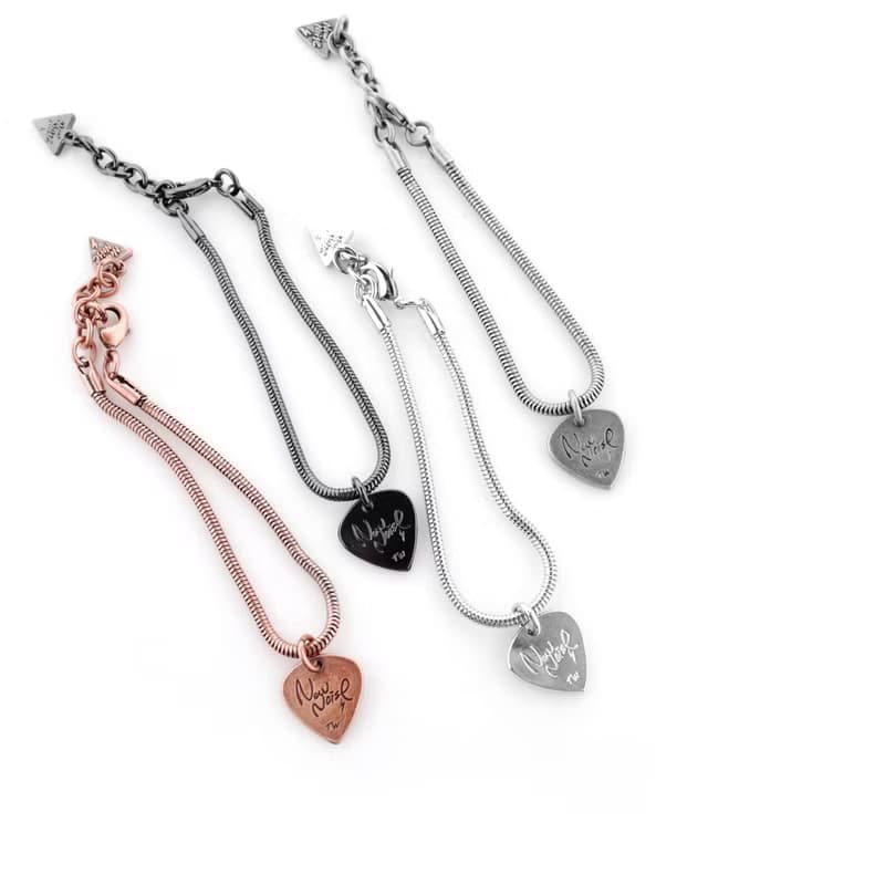 第六弦MI手鍊 (古銀色款)