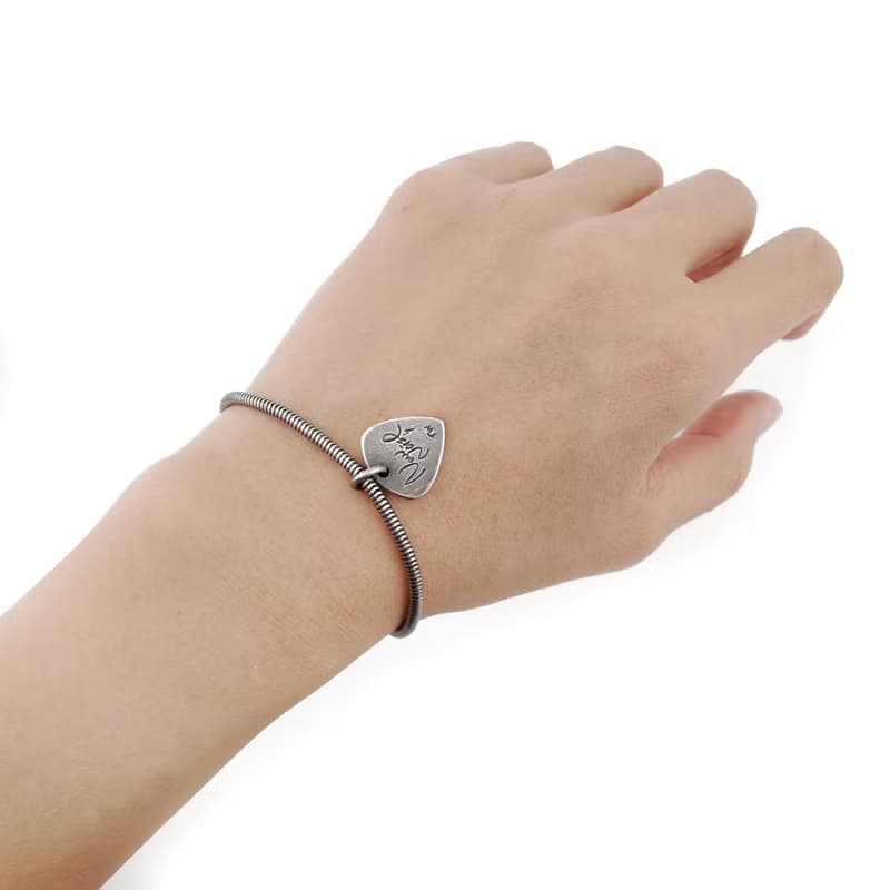 第六弦MI手鍊 (古銀色款)