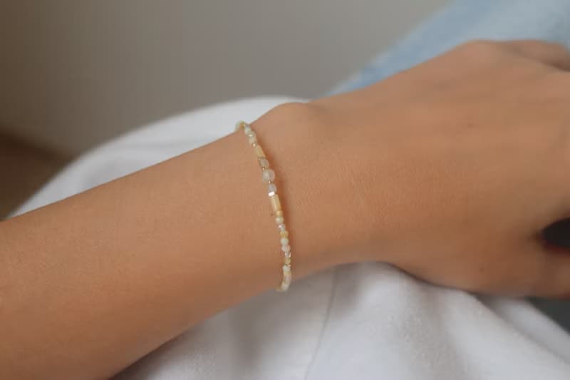 手鍊 黃水晶 黃澳寶 瑪瑙 - 滿足 -