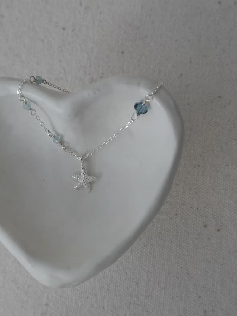 Zhu.handcrafted__Spring Tide__純銀/施華洛世奇水晶