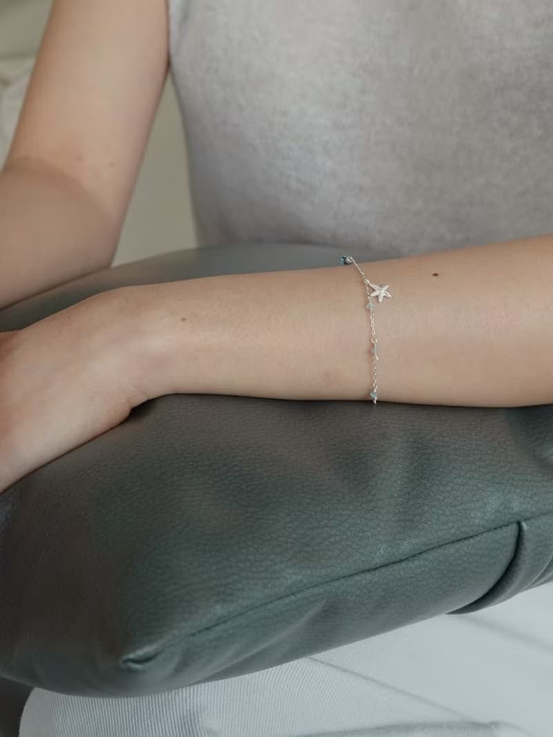 Zhu.handcrafted__Spring Tide__純銀/施華洛世奇水晶