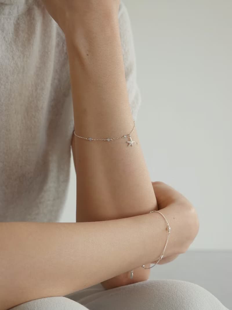 Zhu.handcrafted__Spring Tide__純銀/施華洛世奇水晶