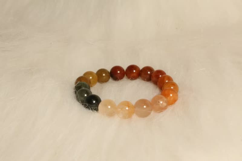 漸層系彩兔毛水晶.漸層款濃郁色