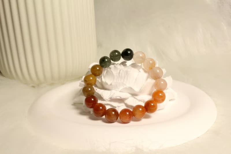 漸層系彩兔毛水晶.漸層款濃郁色