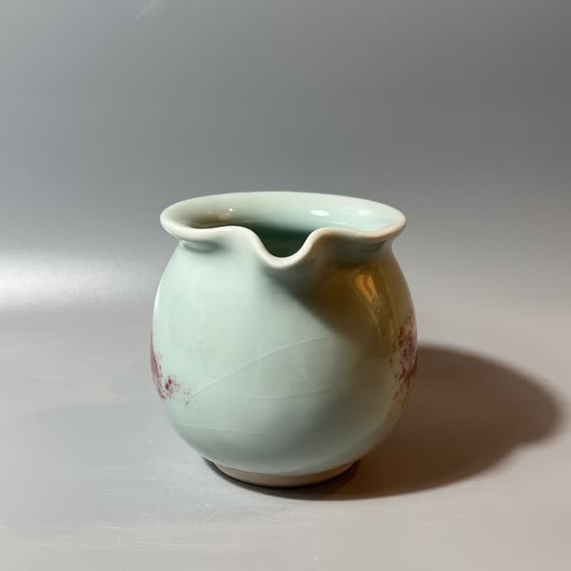 溫潤天青銅紅正把茶海 / 極品青瓷 / 小平凡手作