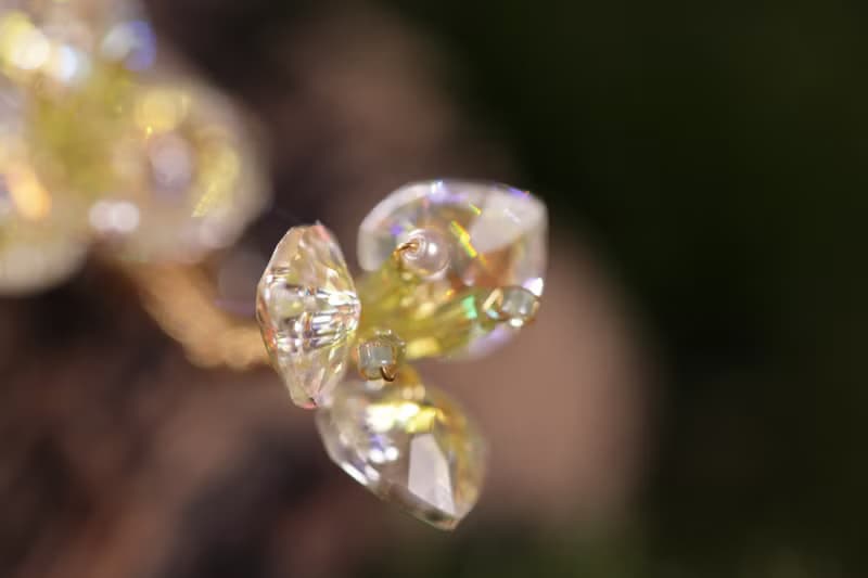 九重葛手工珠寶磁扣花飾