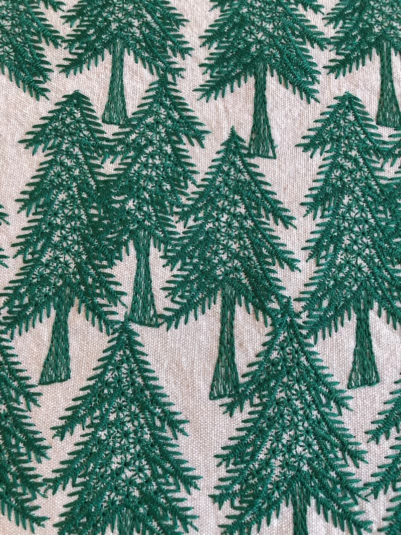 minä皆川 明刺繡亞麻【森-卡底】-長夾/皮夾/零錢包/禮物