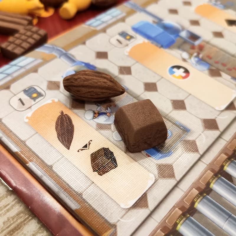 與巧克力工廠棋盤遊戲兼容的豪華資源代幣。