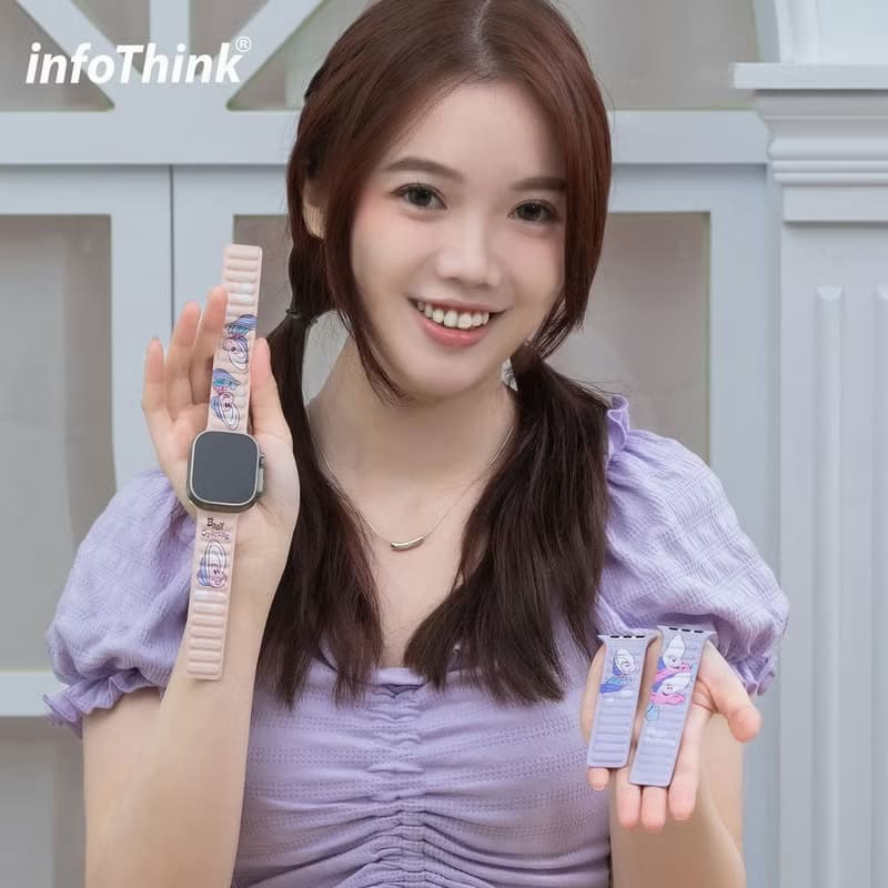 【新品上架】小牡蠣系列for Apple Watch 磁吸錶帶(粉)