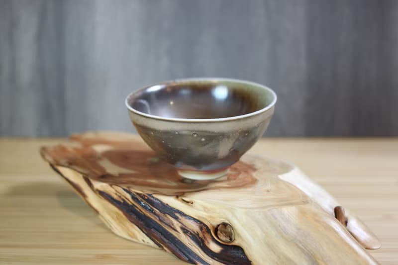 【送禮好物】120ml 天目釉 柴燒茶杯 鶯歌名家葉敏祥手工作品