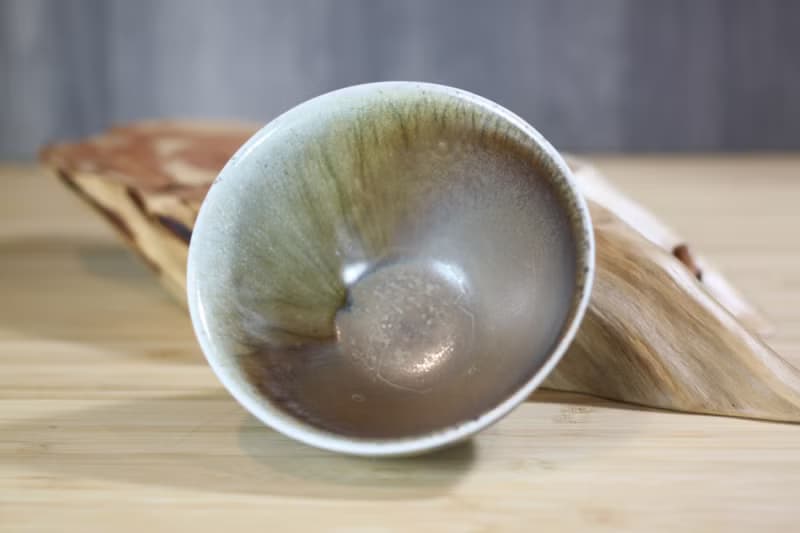 【送禮好物】120ml 天目釉 柴燒茶杯 鶯歌名家葉敏祥手工作品
