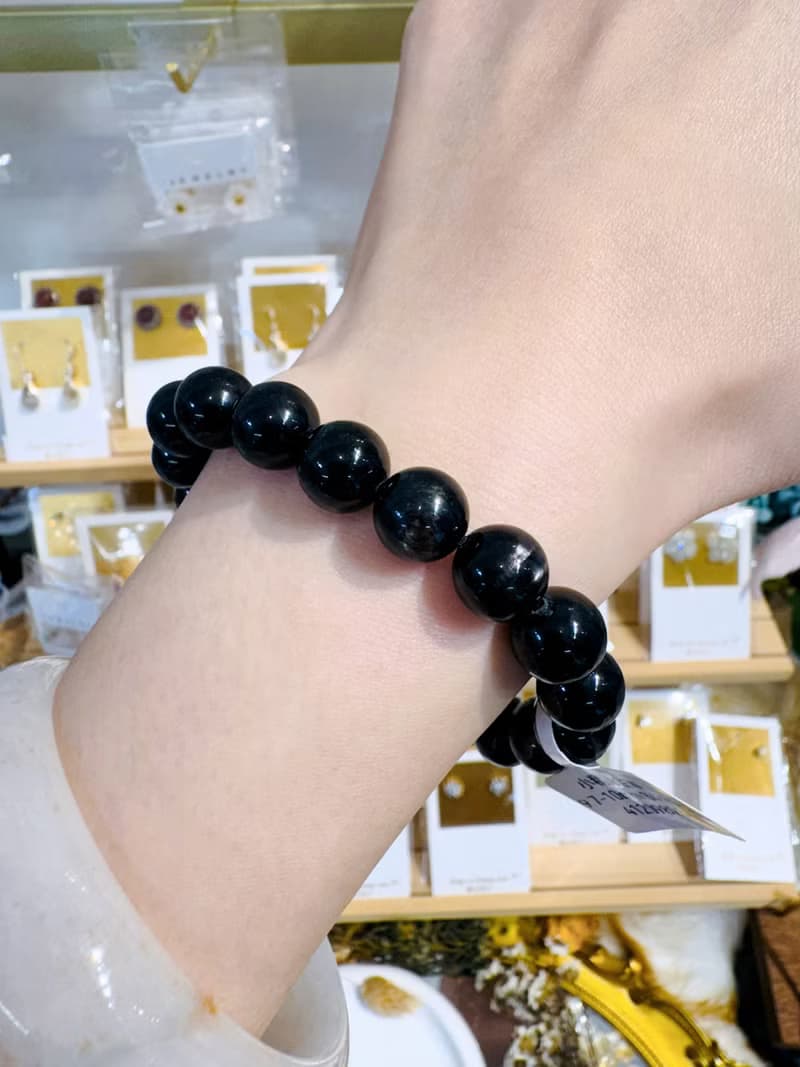 小精品閃閃金運石紫蘇輝石8.5-11mm吸引財富財運能量偏財