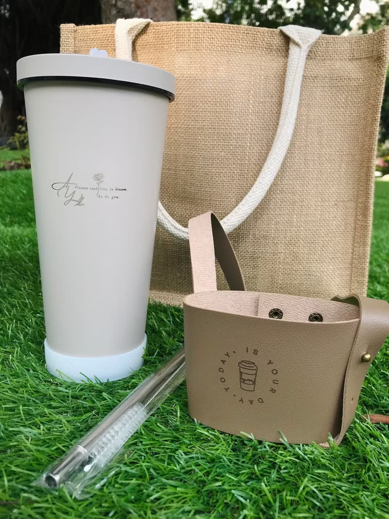 750ml不鏽鋼保冰保溫吸管杯/珍珠奶茶杯/環保杯/飲料袋/交換禮物