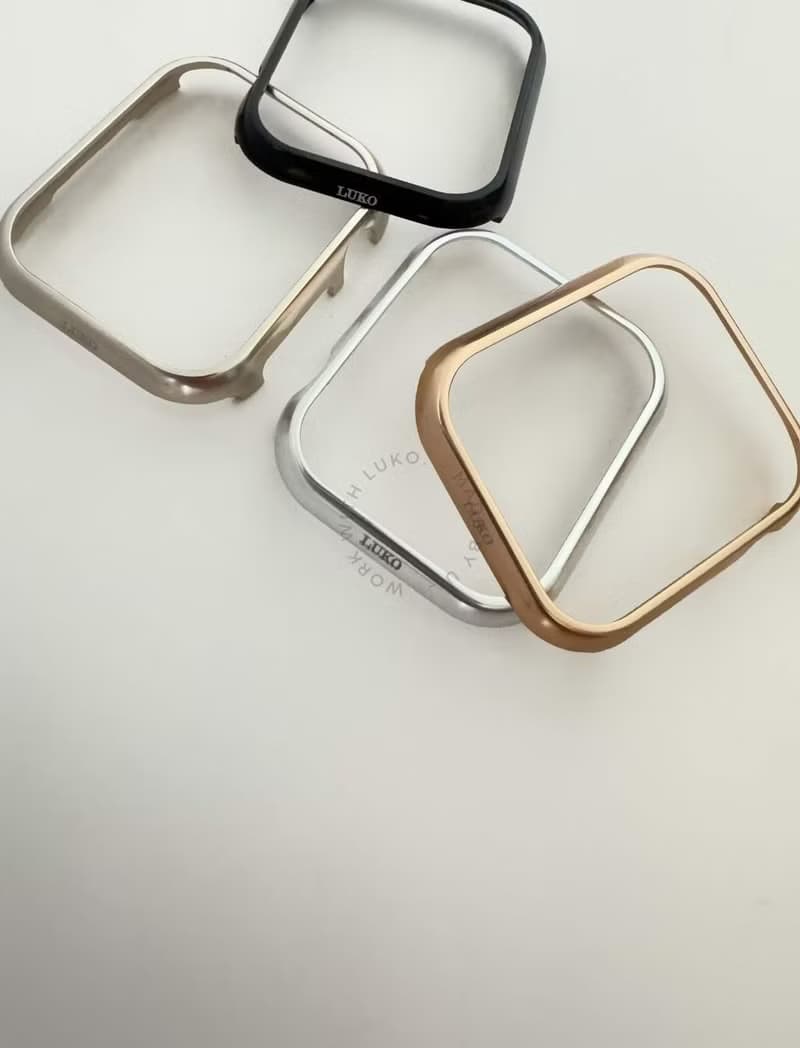 Apple Watch Case | 微光感圓弧鋁合金半包防摔硬殼