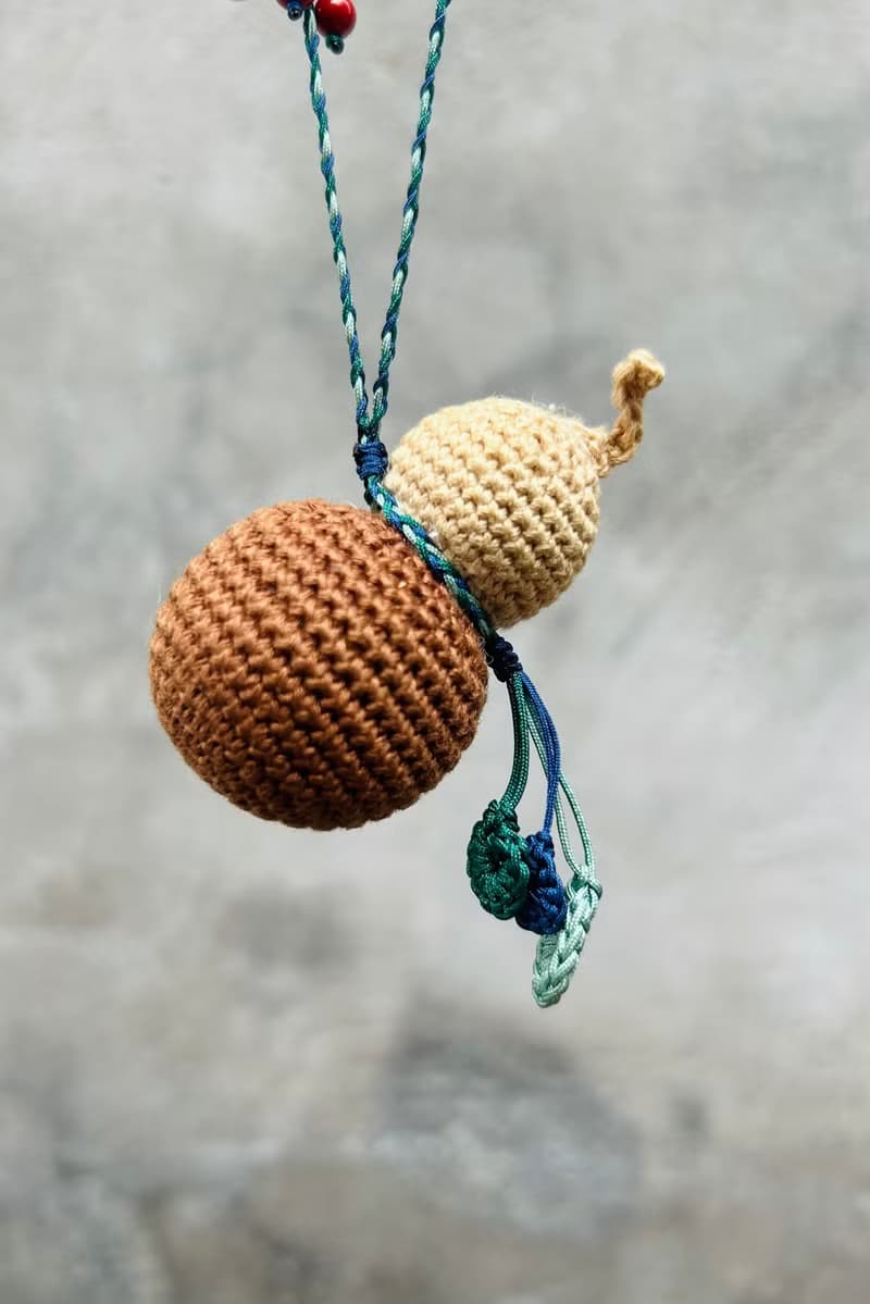 春秋手作 | 鉤織 雙色 葫蘆 掛飾 擴香 帝王砂 | 現貨 選色