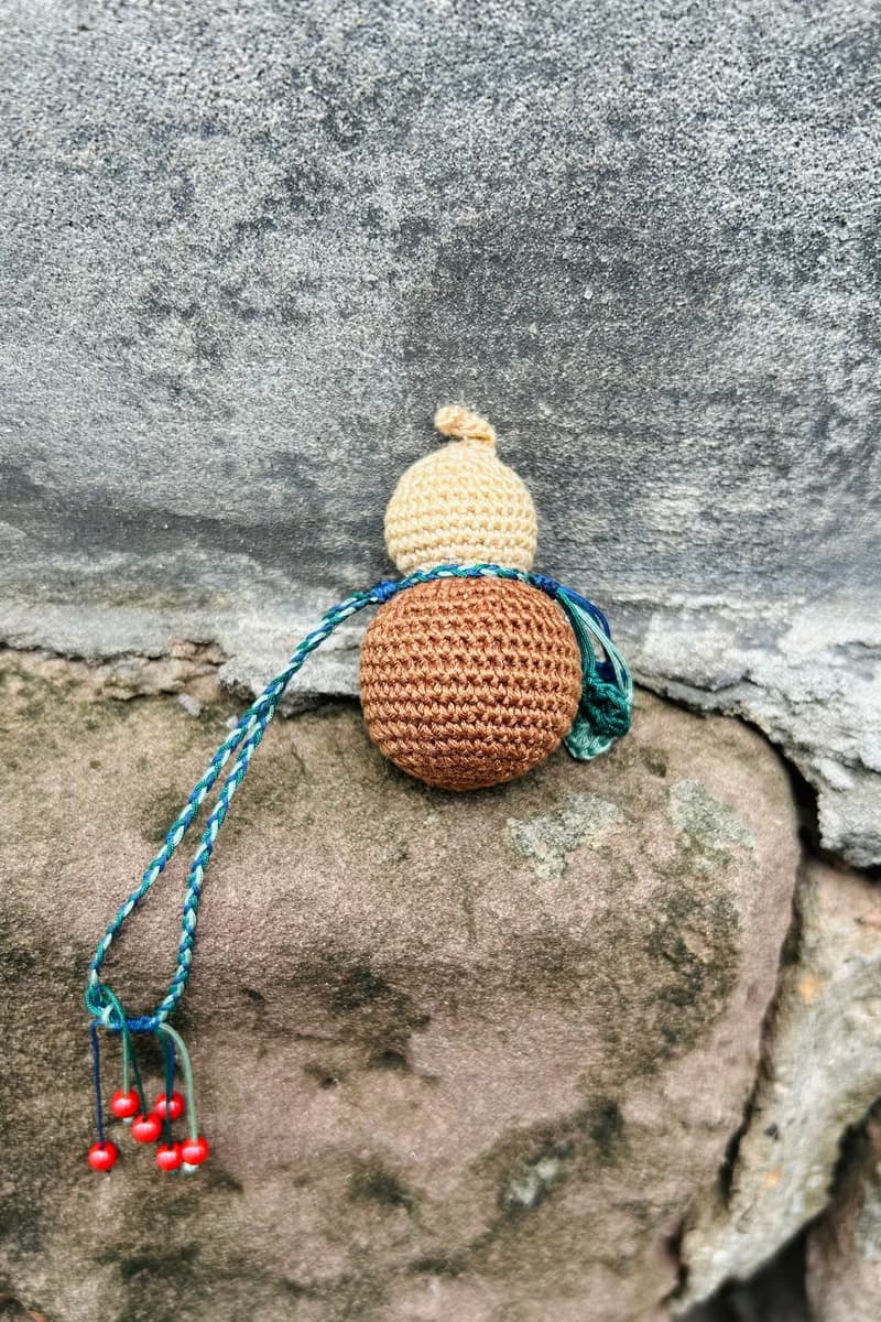 春秋手作 | 鉤織 雙色 葫蘆 掛飾 擴香 帝王砂 | 現貨 選色