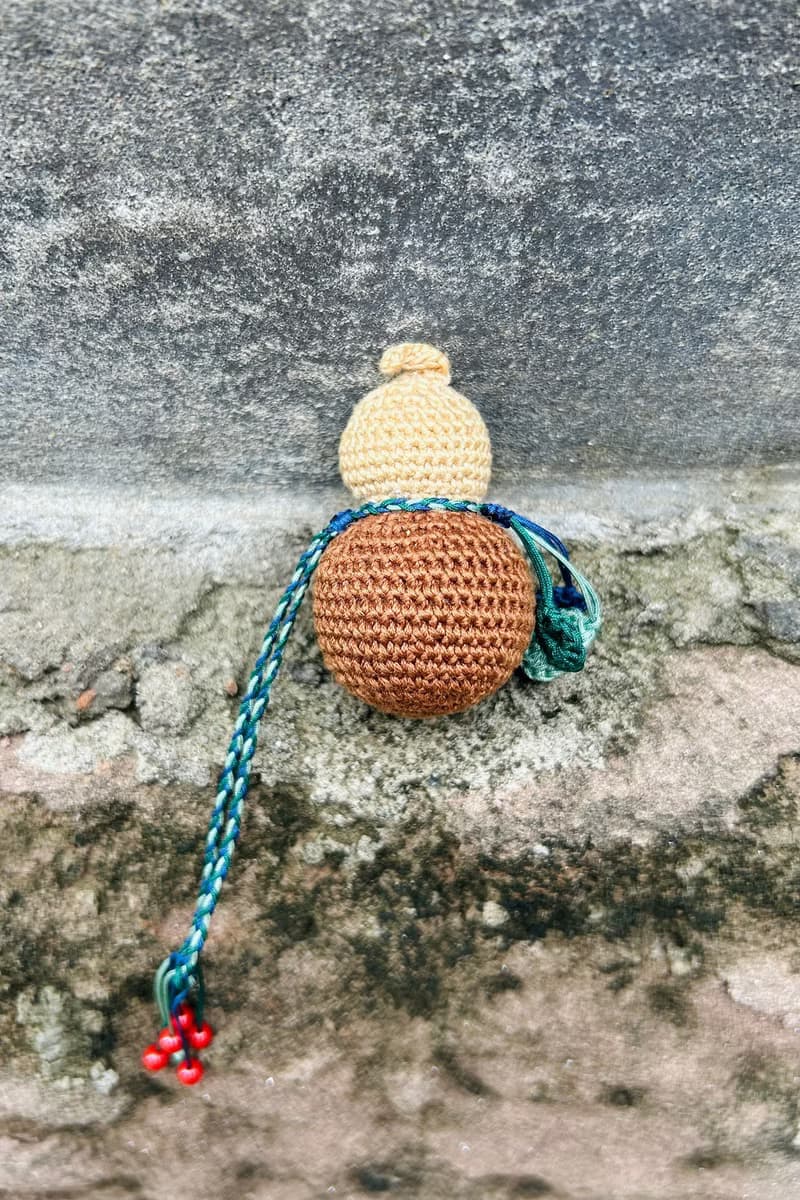 春秋手作 | 鉤織 雙色 葫蘆 掛飾 擴香 帝王砂 | 現貨 選色
