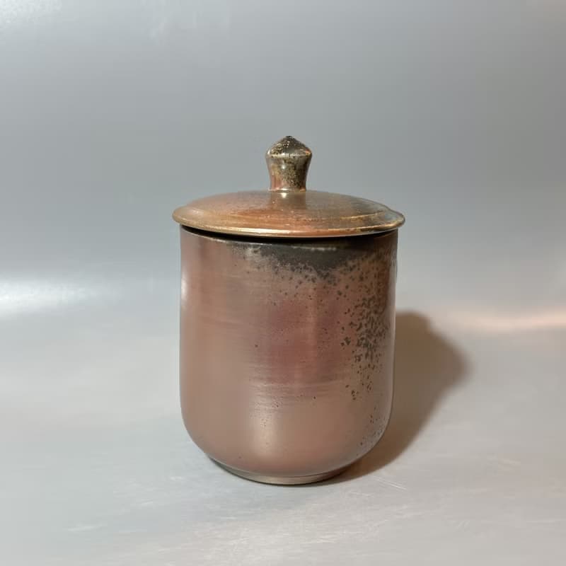 柴燒500cc有蓋馬克杯 / 啤酒杯 / 小平凡手作
