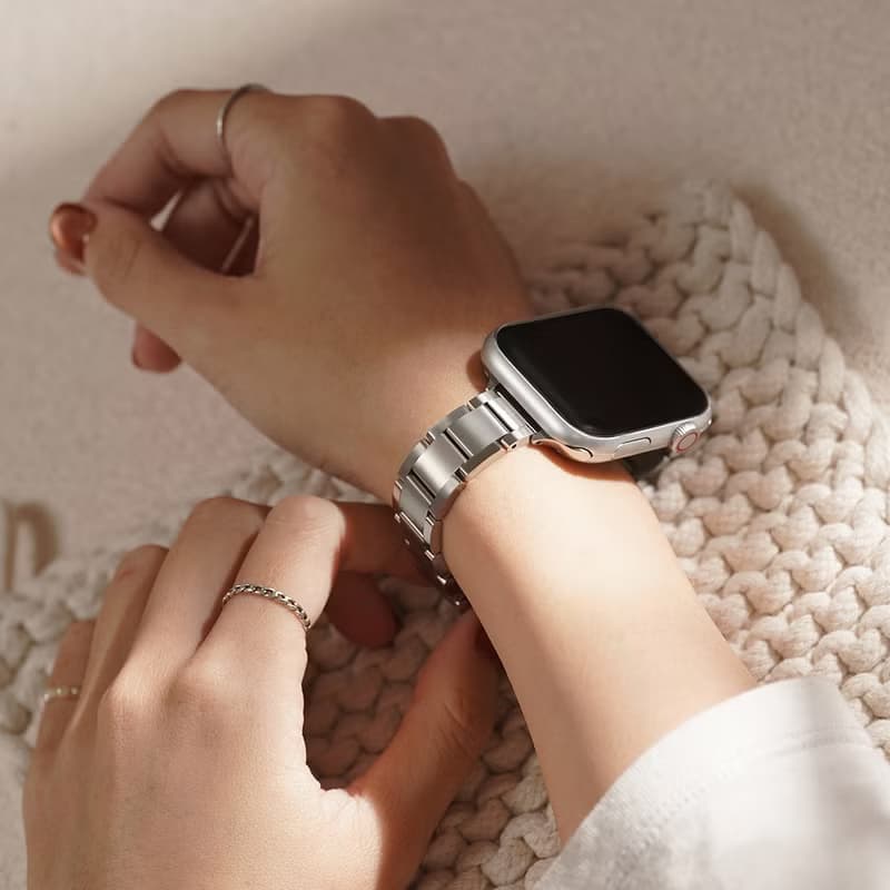 APPLE WATCH - 質感雙金屬  錶帶