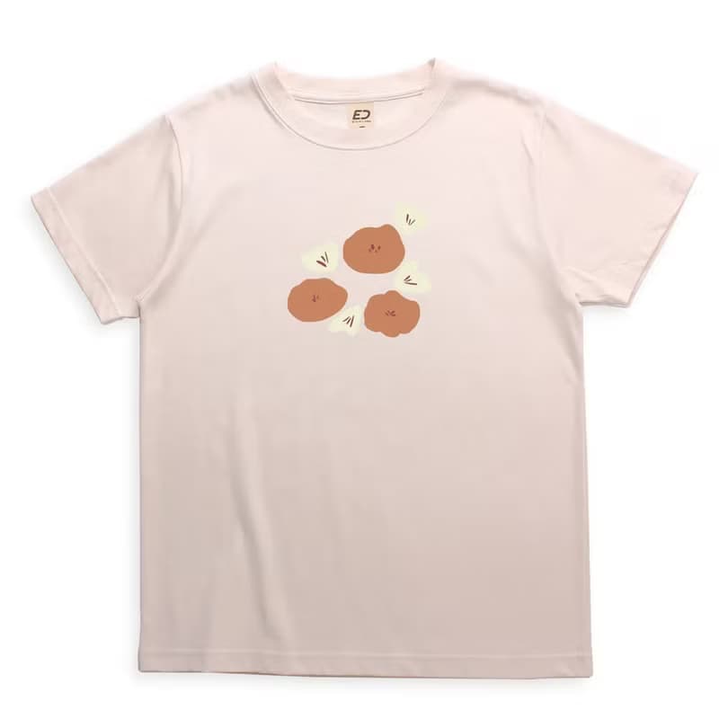 【秋の七草】短T/女上衣/男T恤/T-Shirt/情侶T