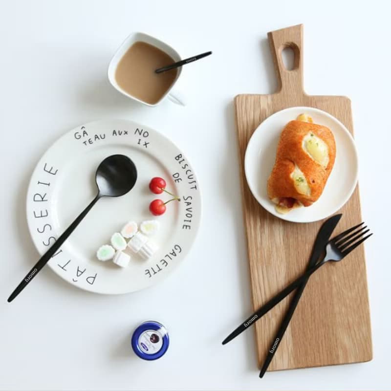 【OMORY】 不鏽鋼鍍鈦輕奢 消光黑/玫瑰金