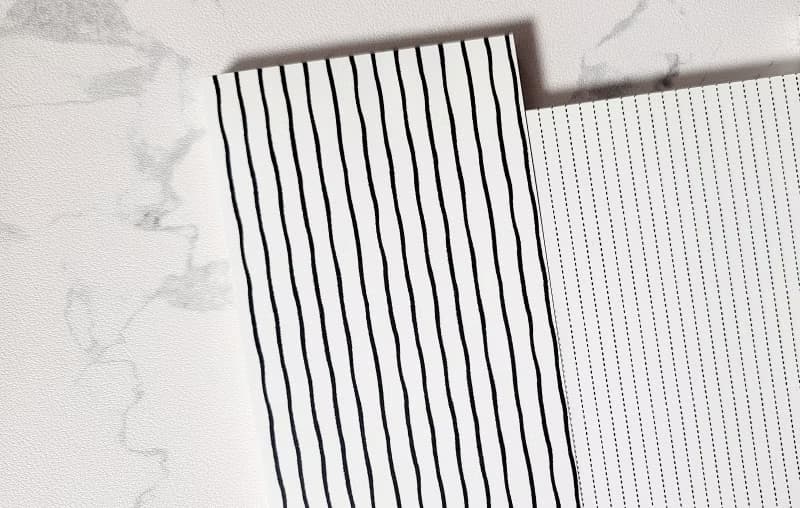 black stripe paper