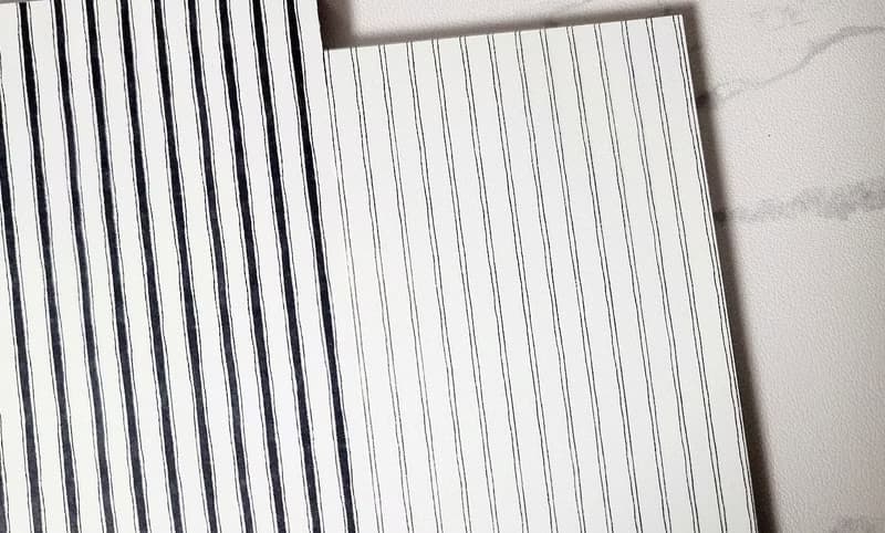 black stripe paper