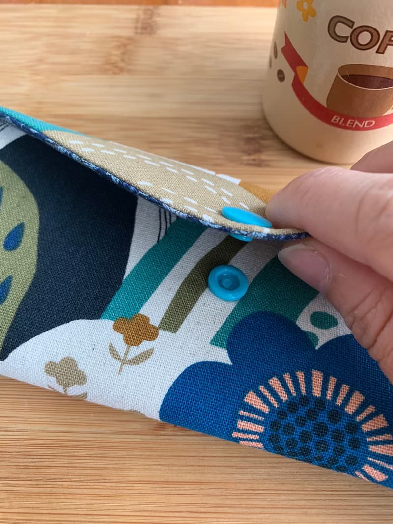 文青風環保筷袋  童話 咖  手作餐具袋.交換禮物.