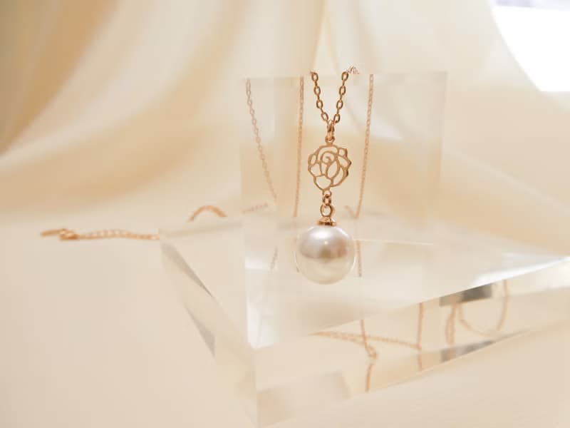 【快速出貨】La Rose 珍珠項鍊 經典玫瑰系列