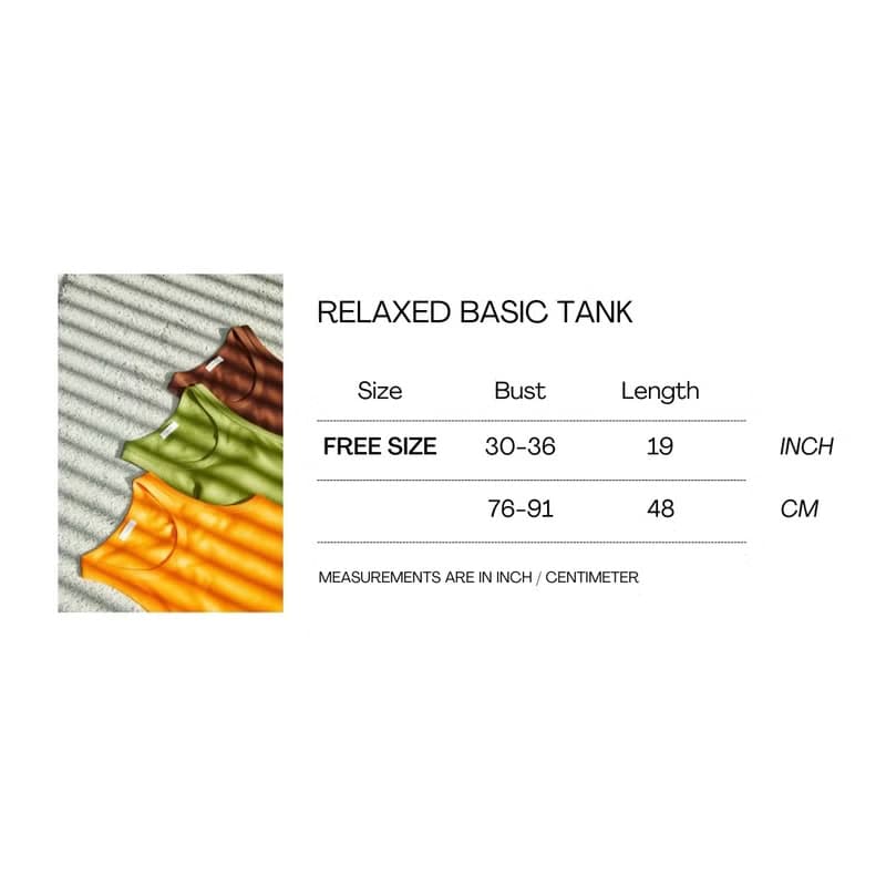 Bayday | RELAXED BASIC TANK