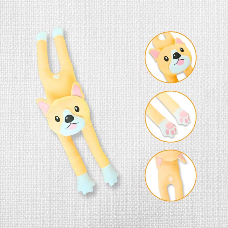 加重安撫動物娃娃- 磁吸式娃娃 單隻約1公斤 黑貓 / 三花 / 柯基
