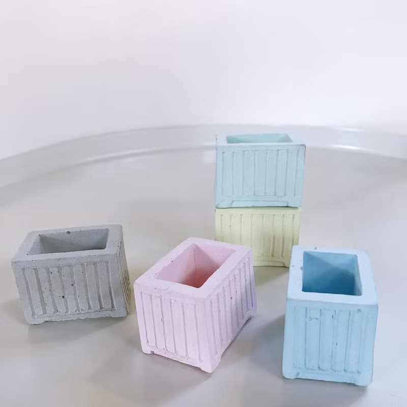 【MINI LIFE x PULP】小貨櫃 水泥 擴香石 擺飾 收納