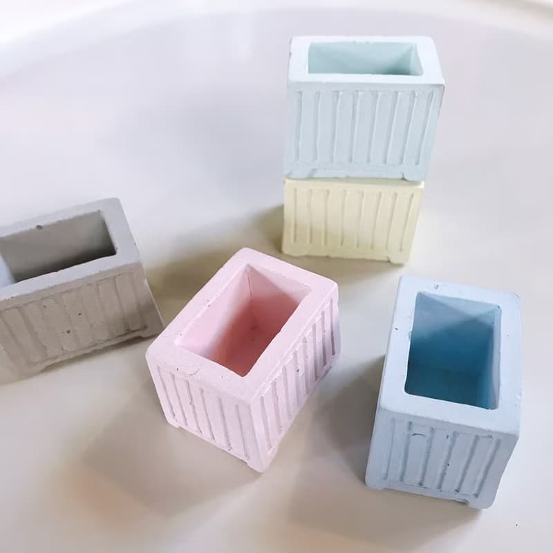 【MINI LIFE x PULP】小貨櫃 水泥 擴香石 擺飾 收納