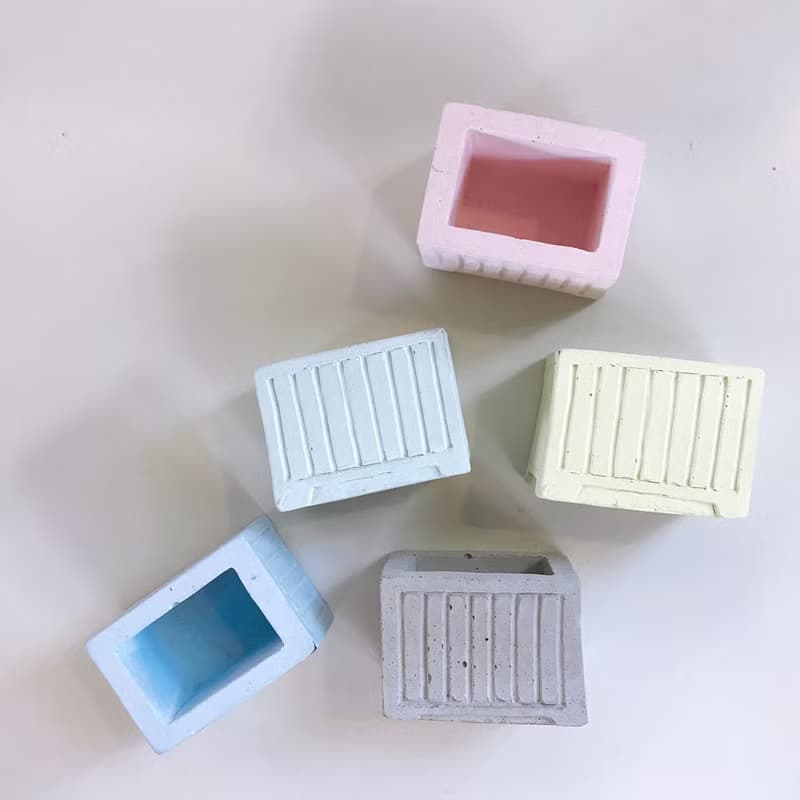 【MINI LIFE x PULP】小貨櫃 水泥 擴香石 擺飾 收納