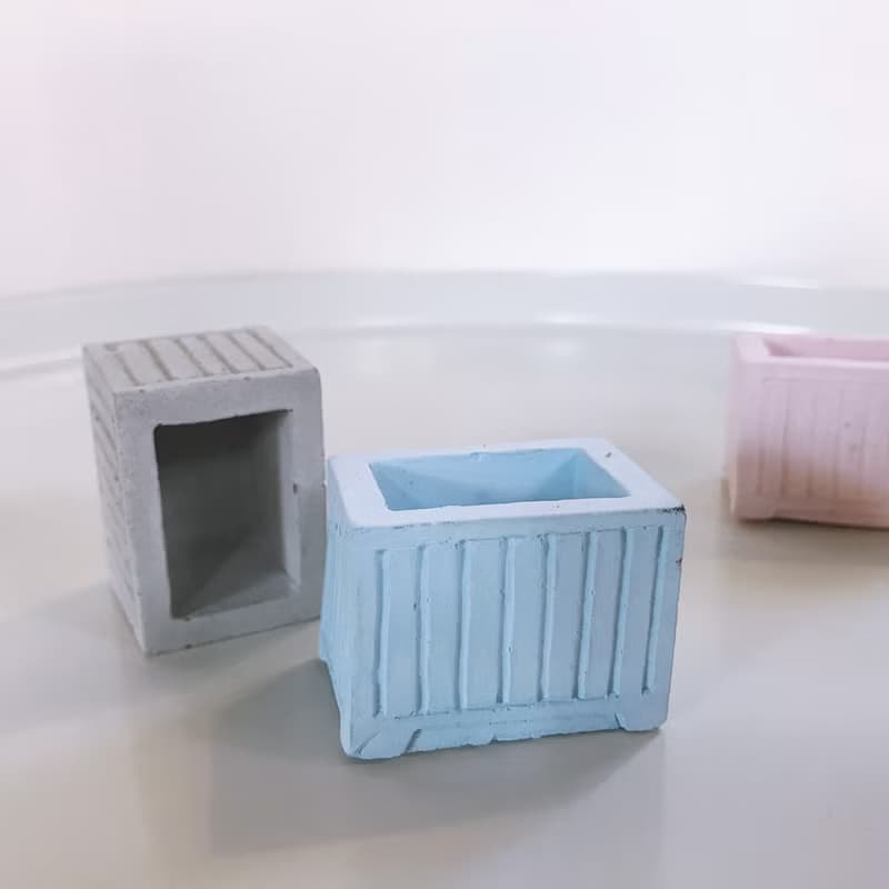 【MINI LIFE x PULP】小貨櫃 水泥 擴香石 擺飾 收納