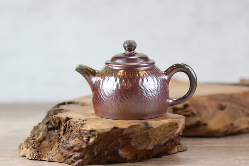 【送禮好物】160ml 天然落灰 柴燒茶壺 鶯歌名家葉敏祥手作