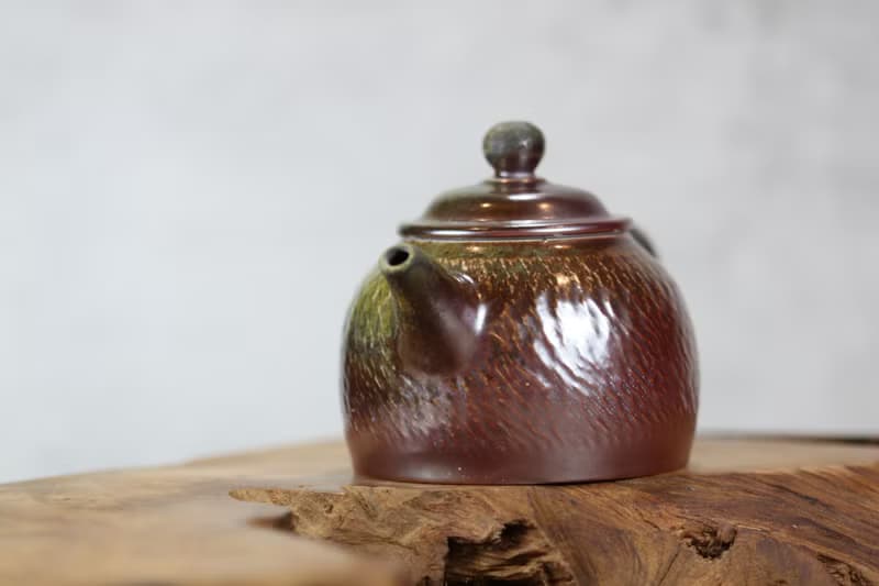 【送禮好物】160ml 天然落灰 柴燒茶壺 鶯歌名家葉敏祥手作