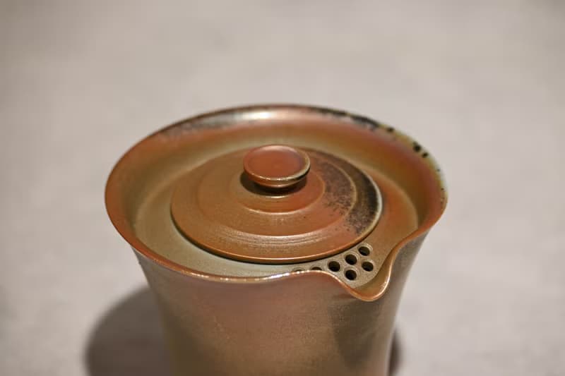 | 180cc | 簡泡器 柴燒壺 柴燒茶海 有蓋子的茶海